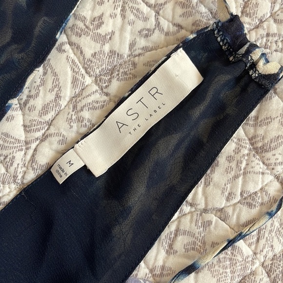 Astr Indigo Dye Delfina Dress Size M - Picture 8 of 10